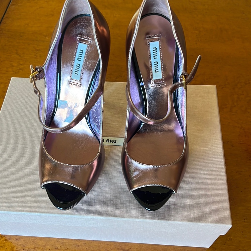 Miu Miu high heels open toe shoes